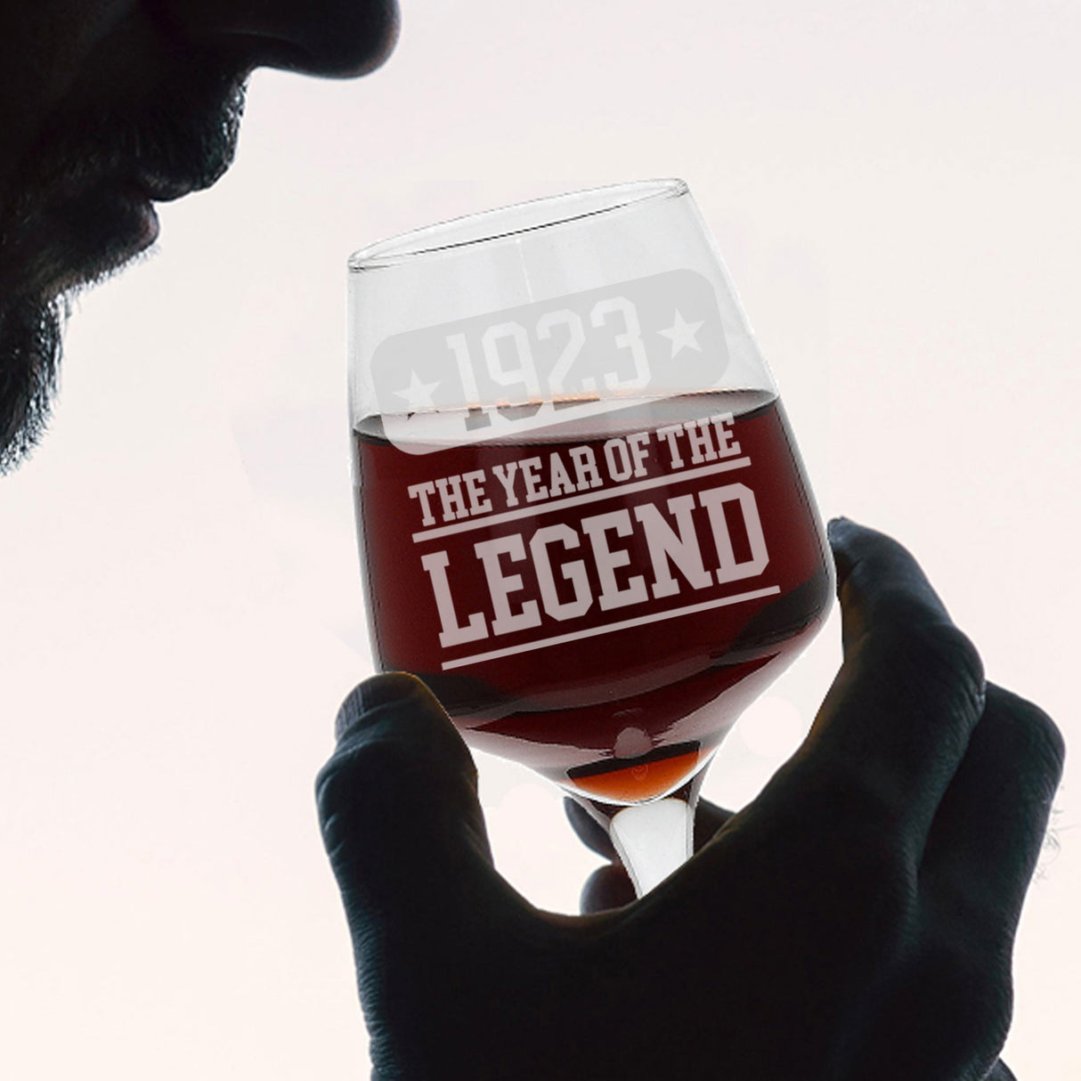 ANY Birthday Year Of The Legend Engraved Personalised Birthday Wine Glass & Coaster - Always Looking Good -