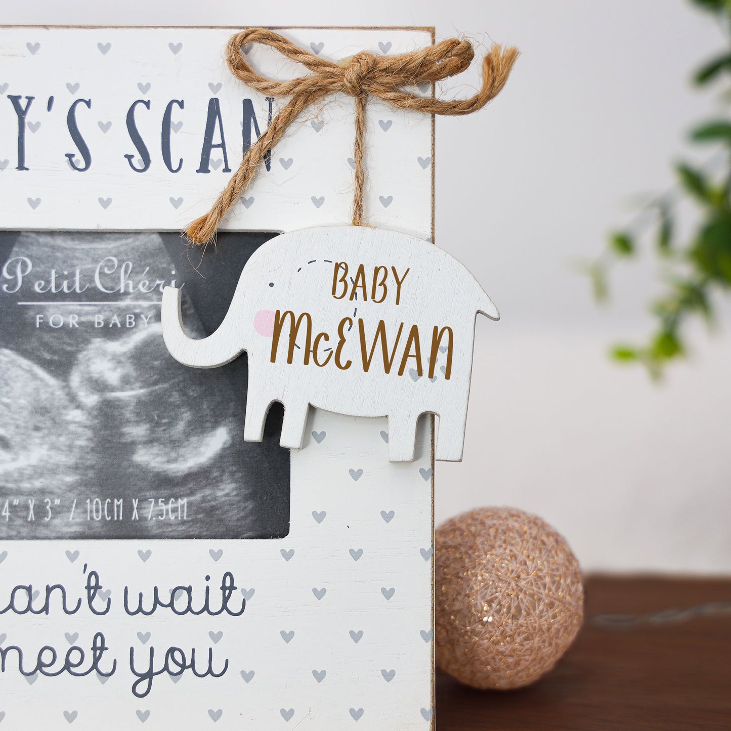 Personalised Engraved Baby Scan Photo Frame - Always Looking Good -