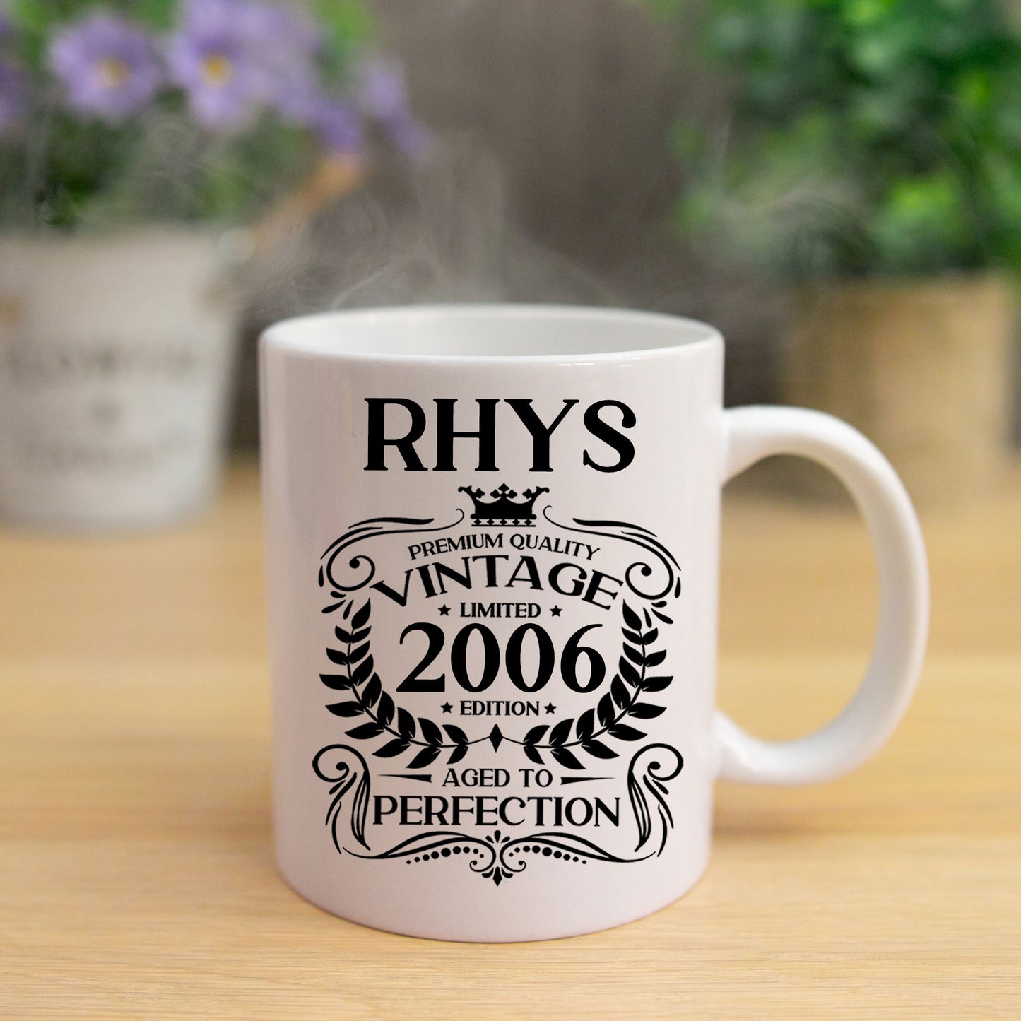 Personalised Vintage 2006 Mug and/or Coaster  - Always Looking Good -   