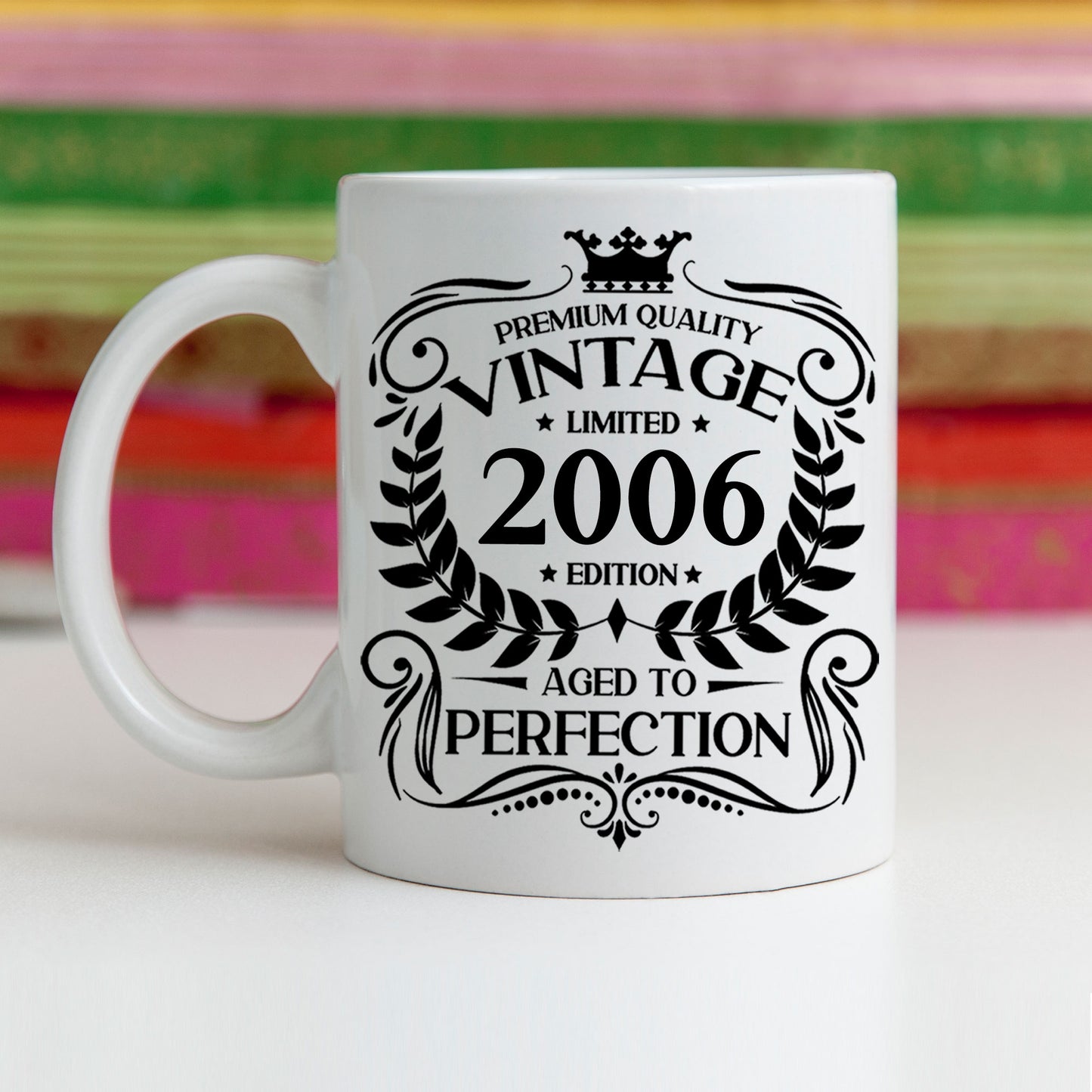 Personalised Vintage 2006 Mug and/or Coaster - Always Looking Good -