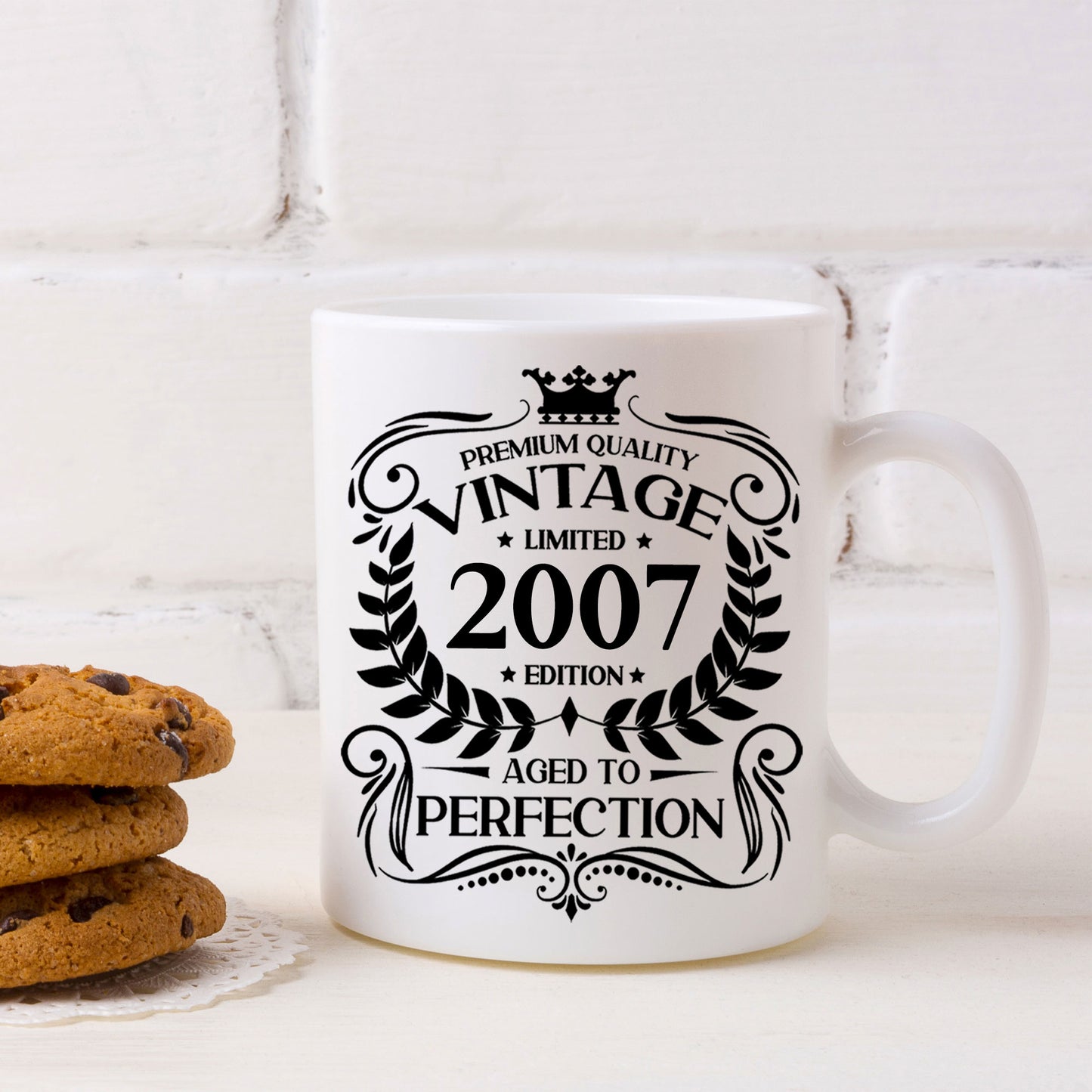 Personalised Vintage 2007 Mug and/or Coaster  - Always Looking Good -   