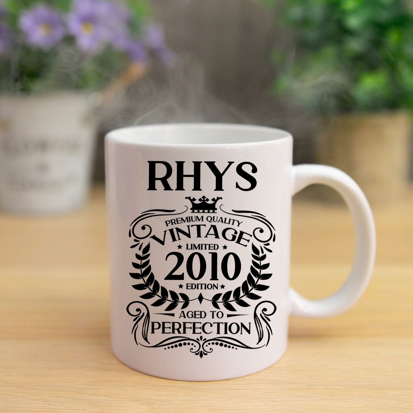 Personalised Vintage 2010 Mug and/or Coaster  - Always Looking Good -   