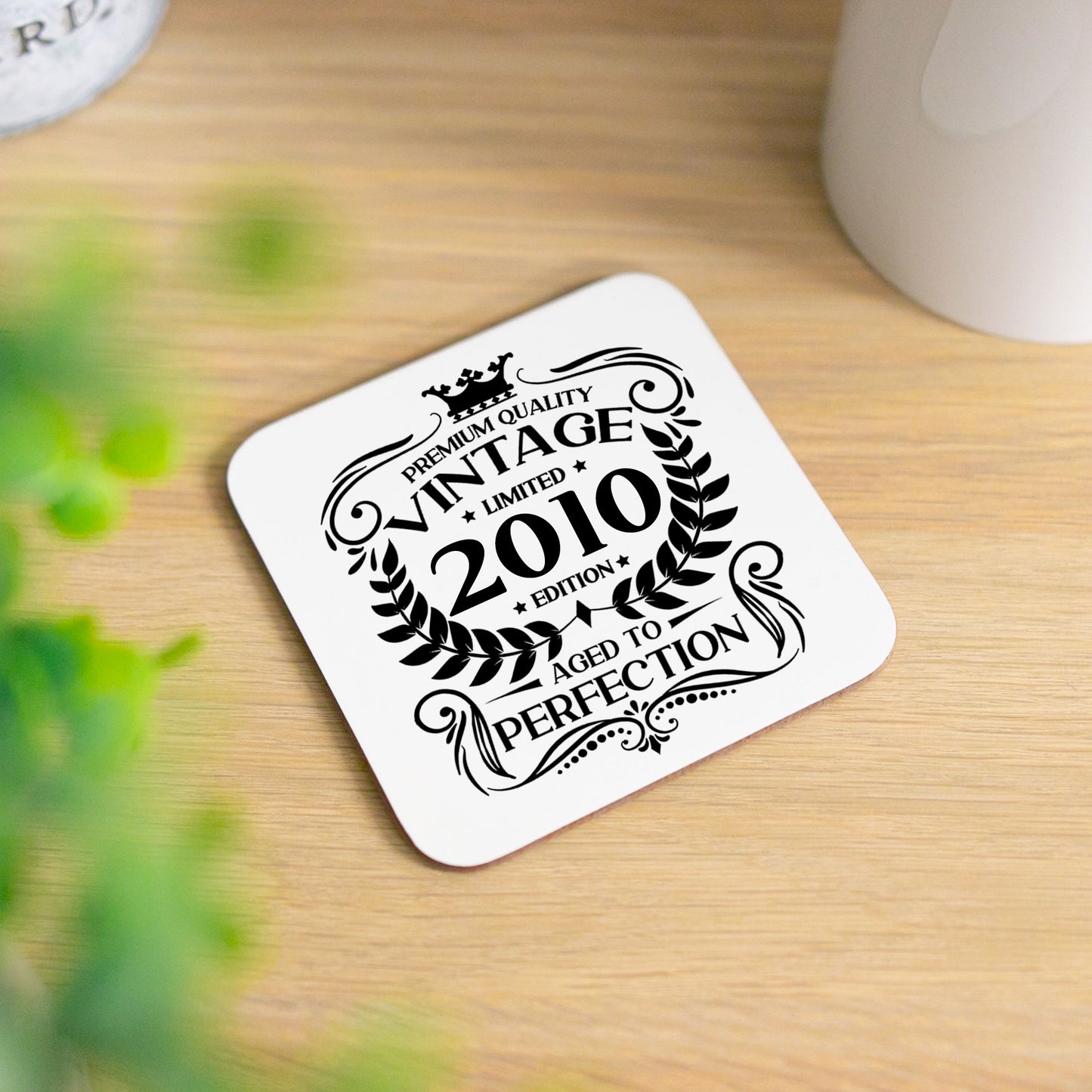 Personalised Vintage 2010 Mug and/or Coaster - Always Looking Good -