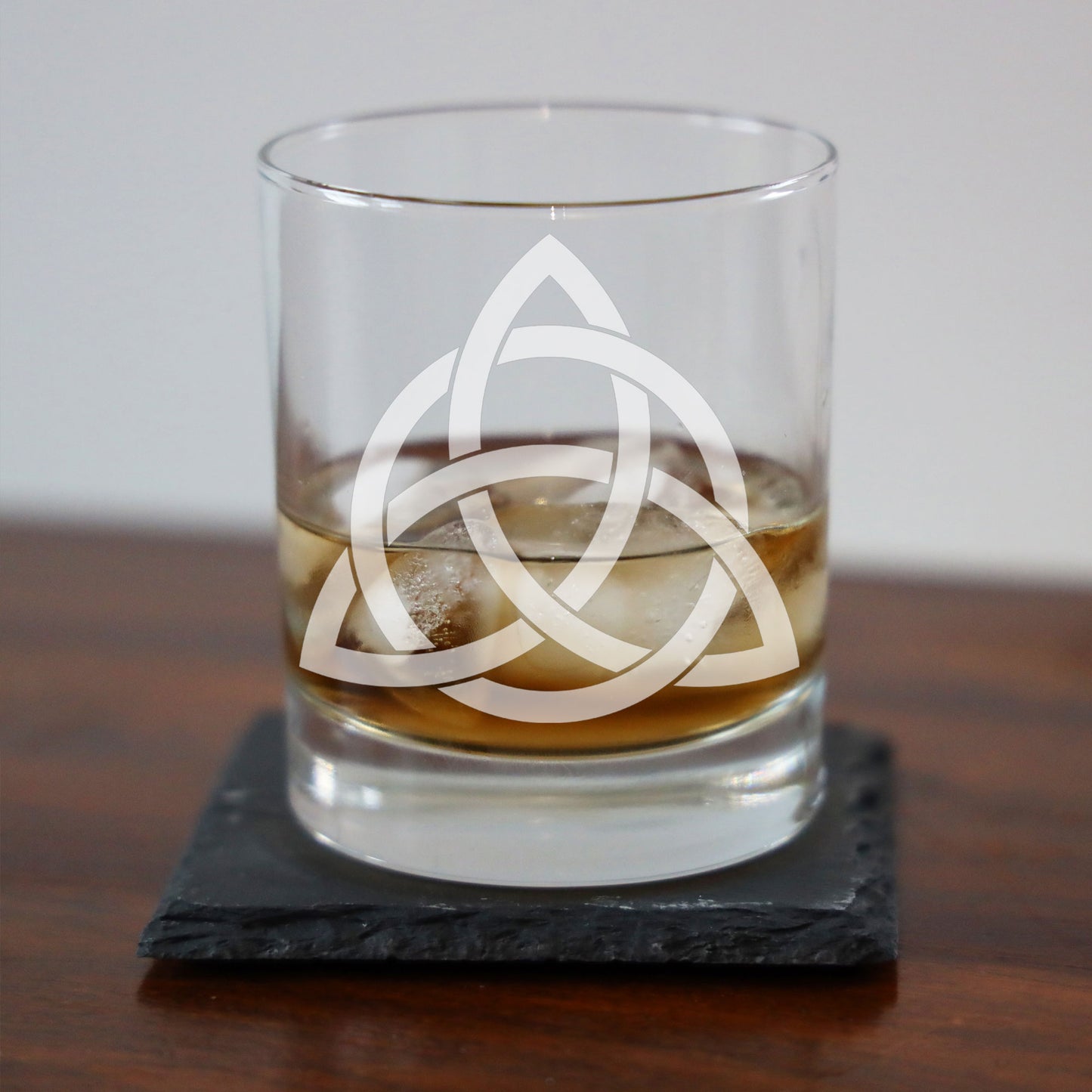 Celtic Knot Engraved Whisky Glass and/or Coaster Set  - Always Looking Good -   