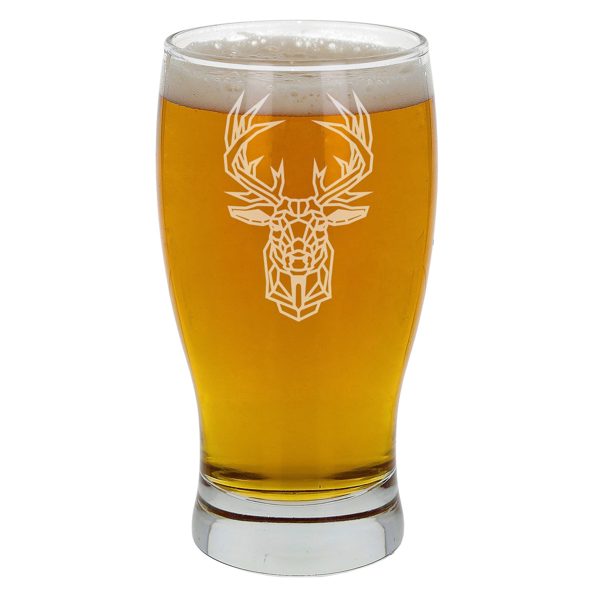 Stag Engraved Beer Pint Glass - Always Looking Good -