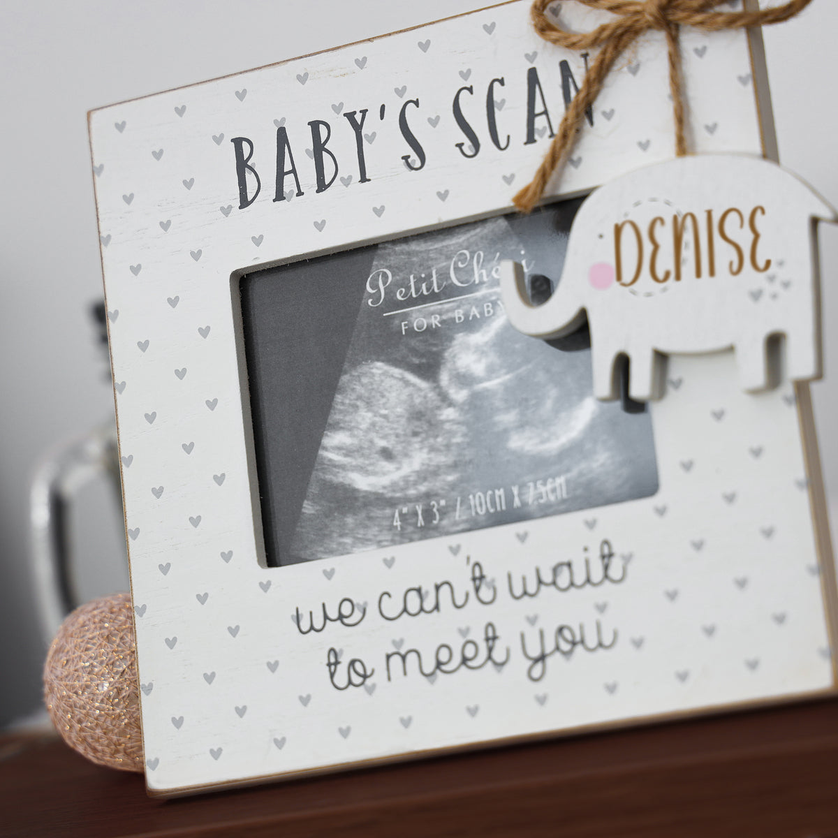 Personalised Engraved Baby Scan Photo Frame - Always Looking Good -