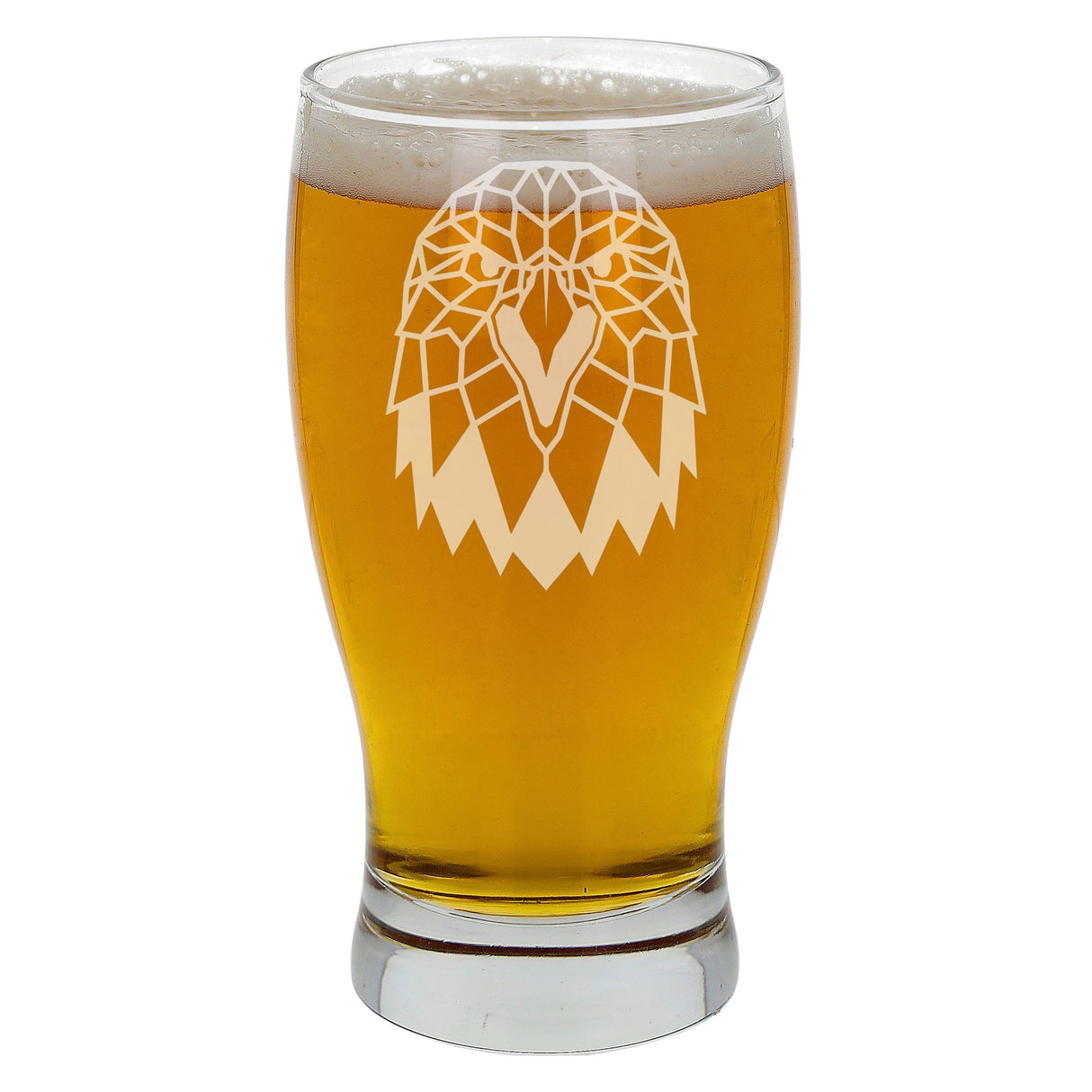 Eagle Engraved Beer Pint Glass - Always Looking Good -