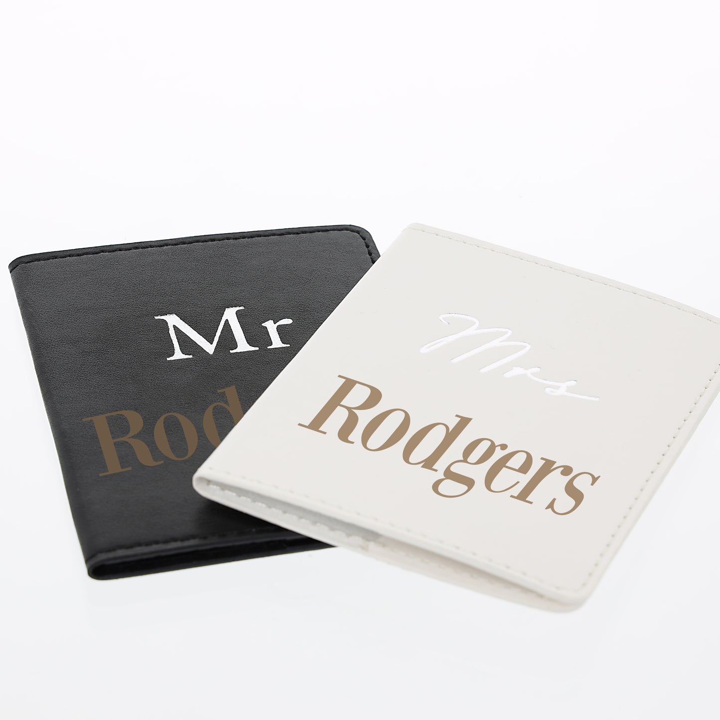 Personalised Mr and Mrs Passport Covers  - Always Looking Good -   