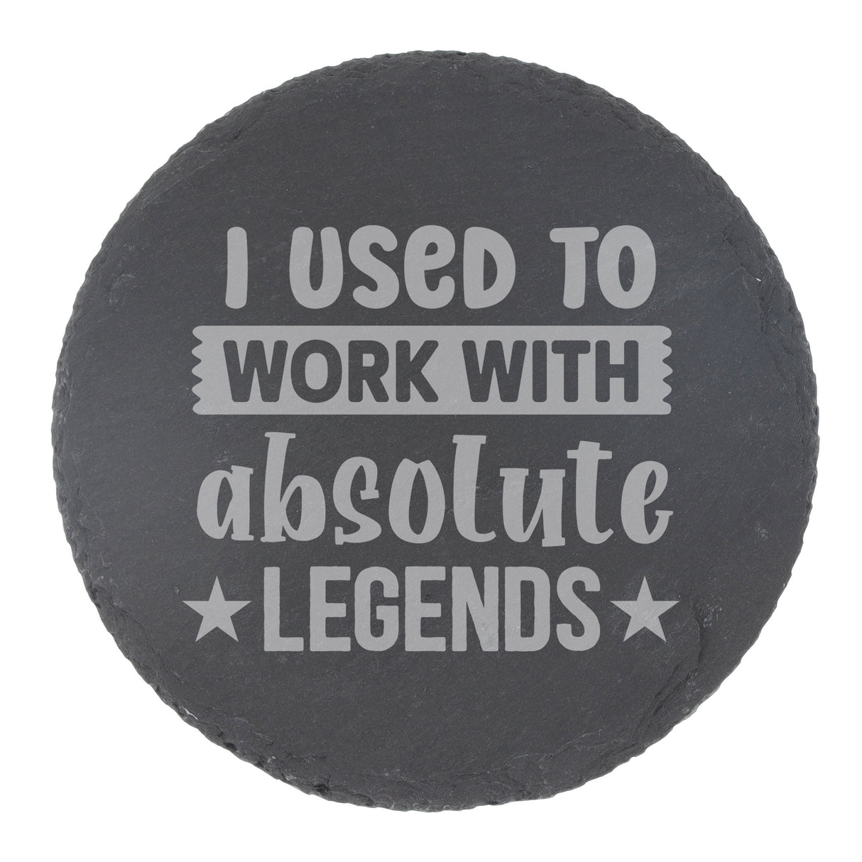 I Used to Work with Absolute Legends Engraved Stemless Gin Glass – Funny Leaving Gift