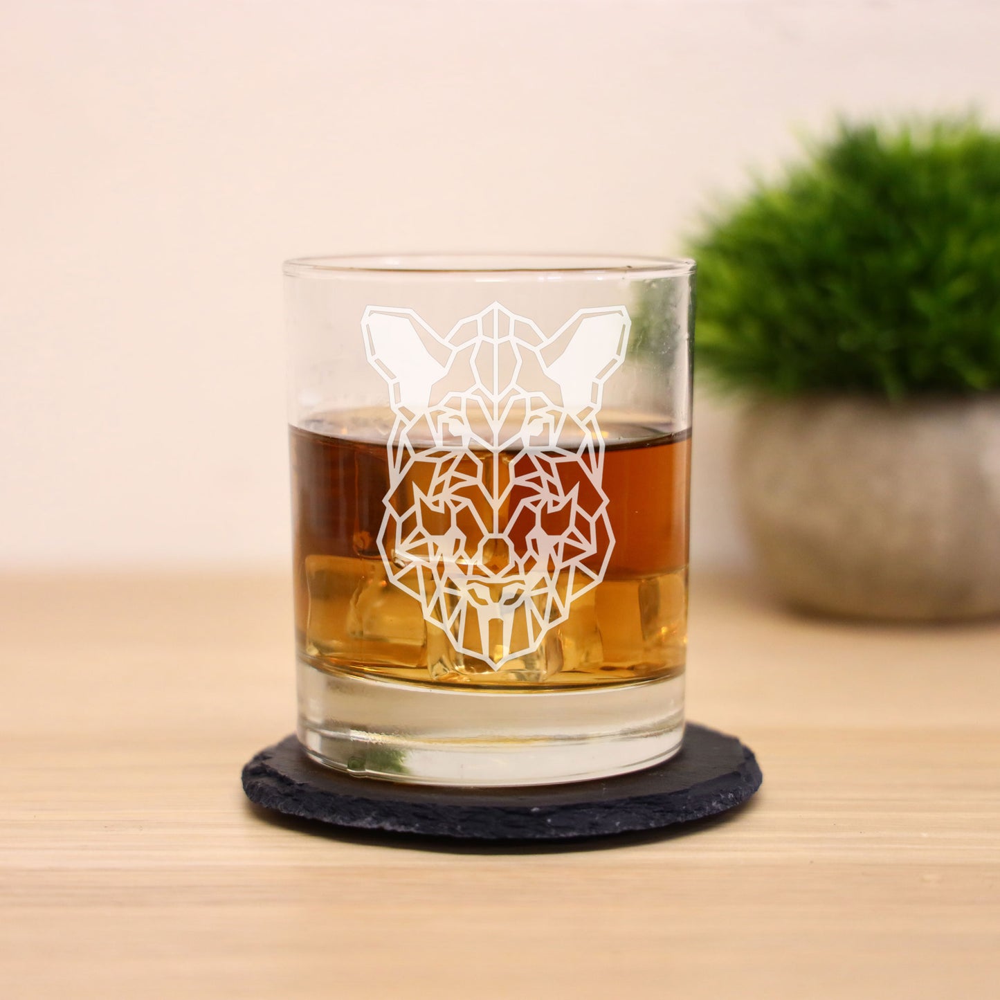 Warthog Engraved Whisky Glass  - Always Looking Good -