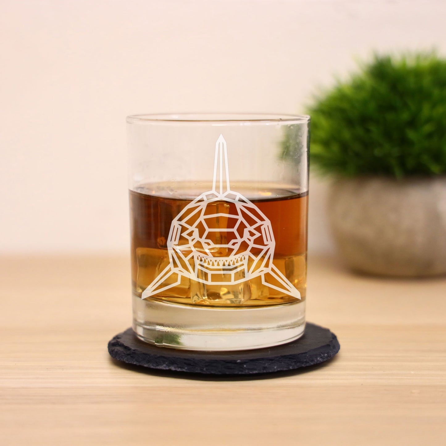 Shark Engraved Whisky Glass - Always Looking Good -