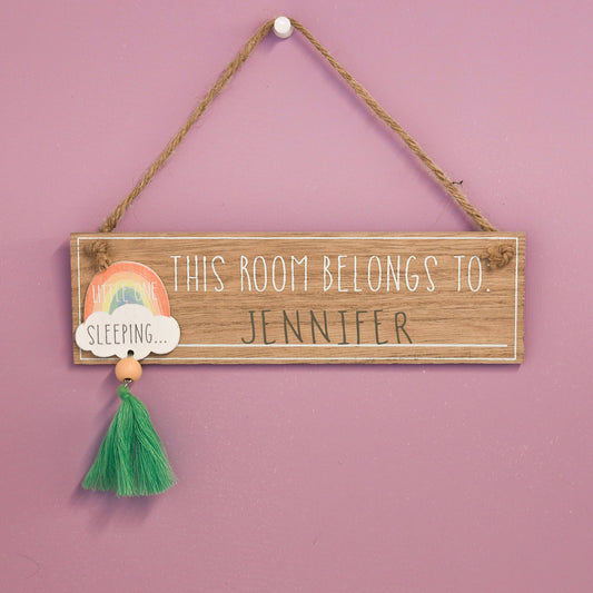 Personalised Engraved Wooden Children's Bedroom Door Plaque - Always Looking Good -