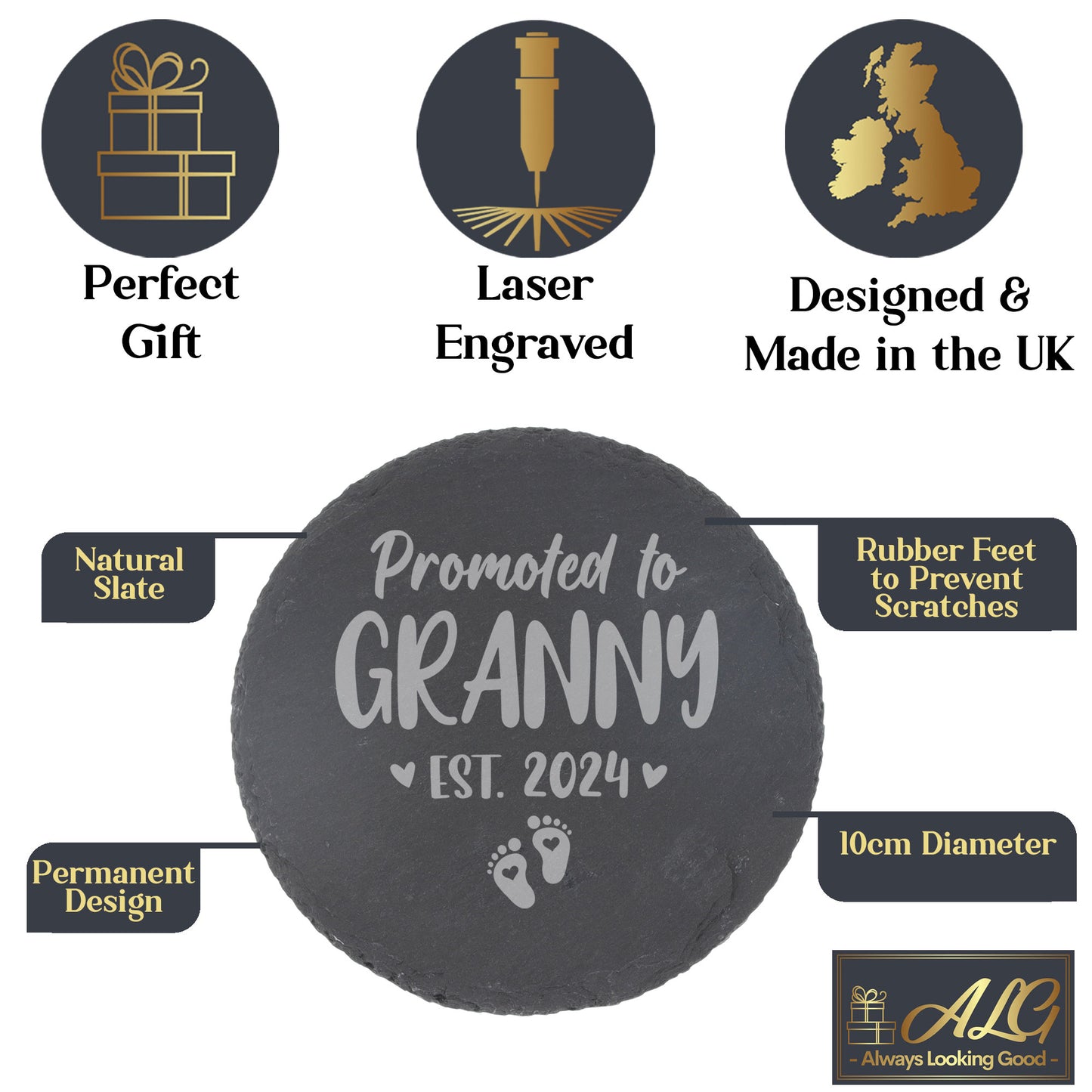 Promoted To......Pregnancy Announcement New baby Engraved Wine Glass