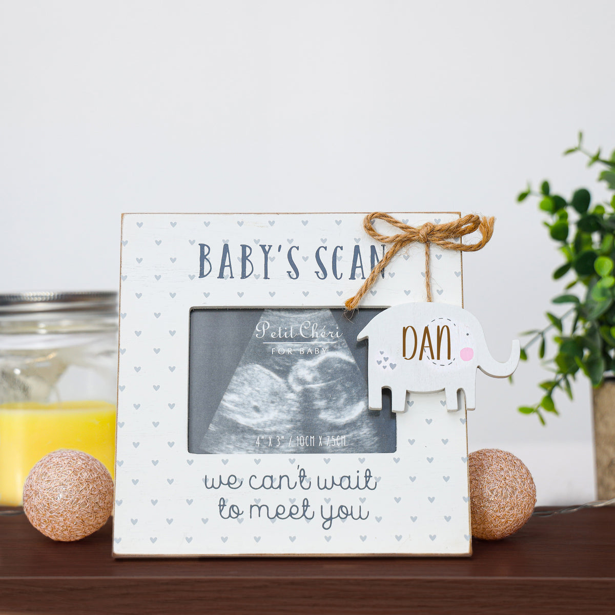 Personalised Engraved Baby Scan Photo Frame - Always Looking Good -