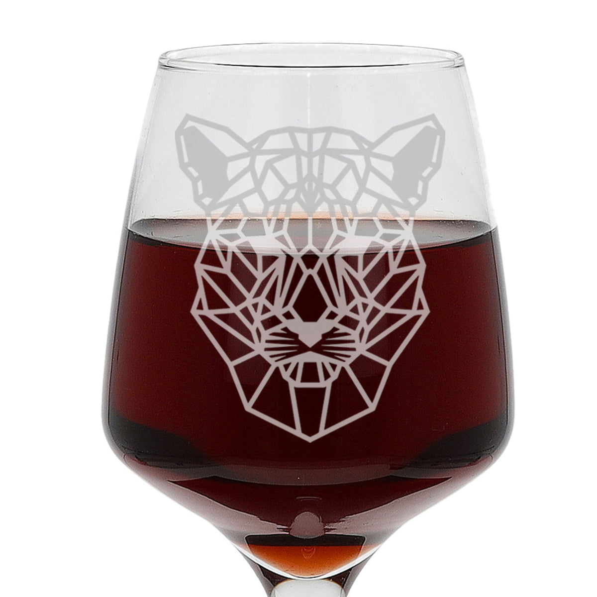 Panther Engraved Wine Glass - Always Looking Good -