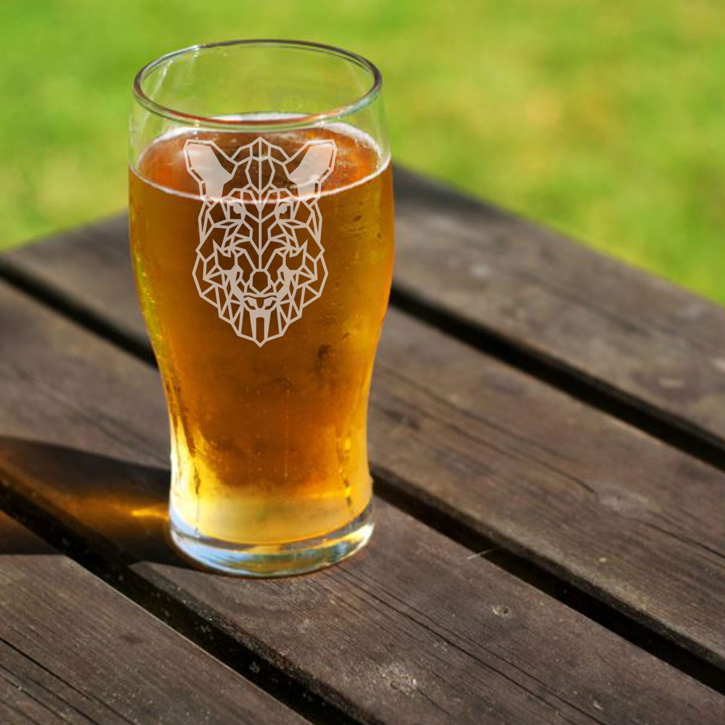Warthog Engraved Beer Pint Glass - Always Looking Good -