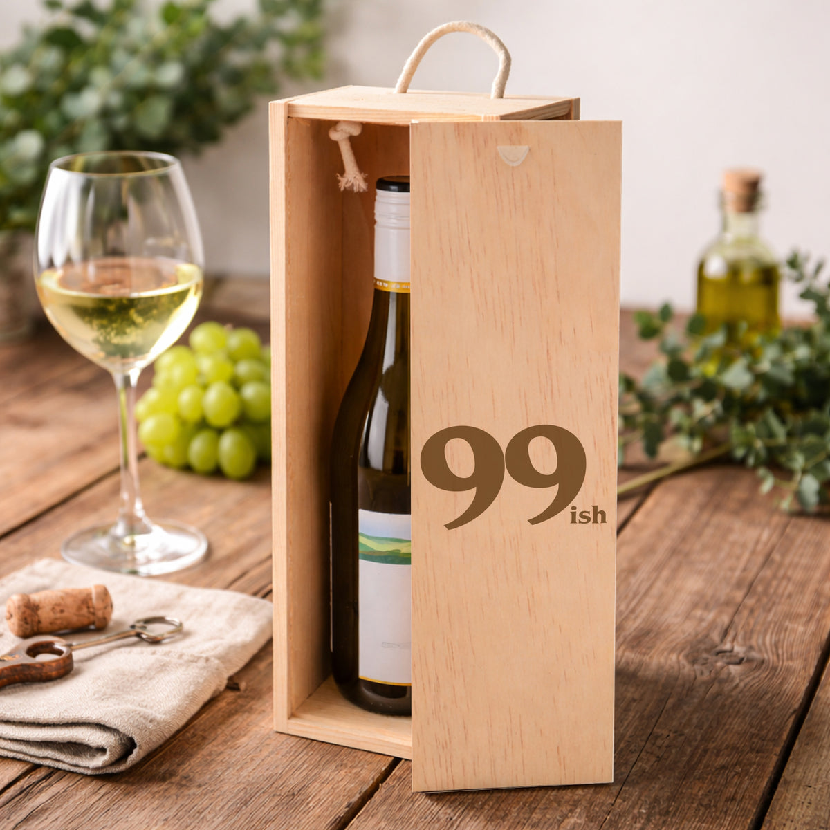 Wooden Bottle Box