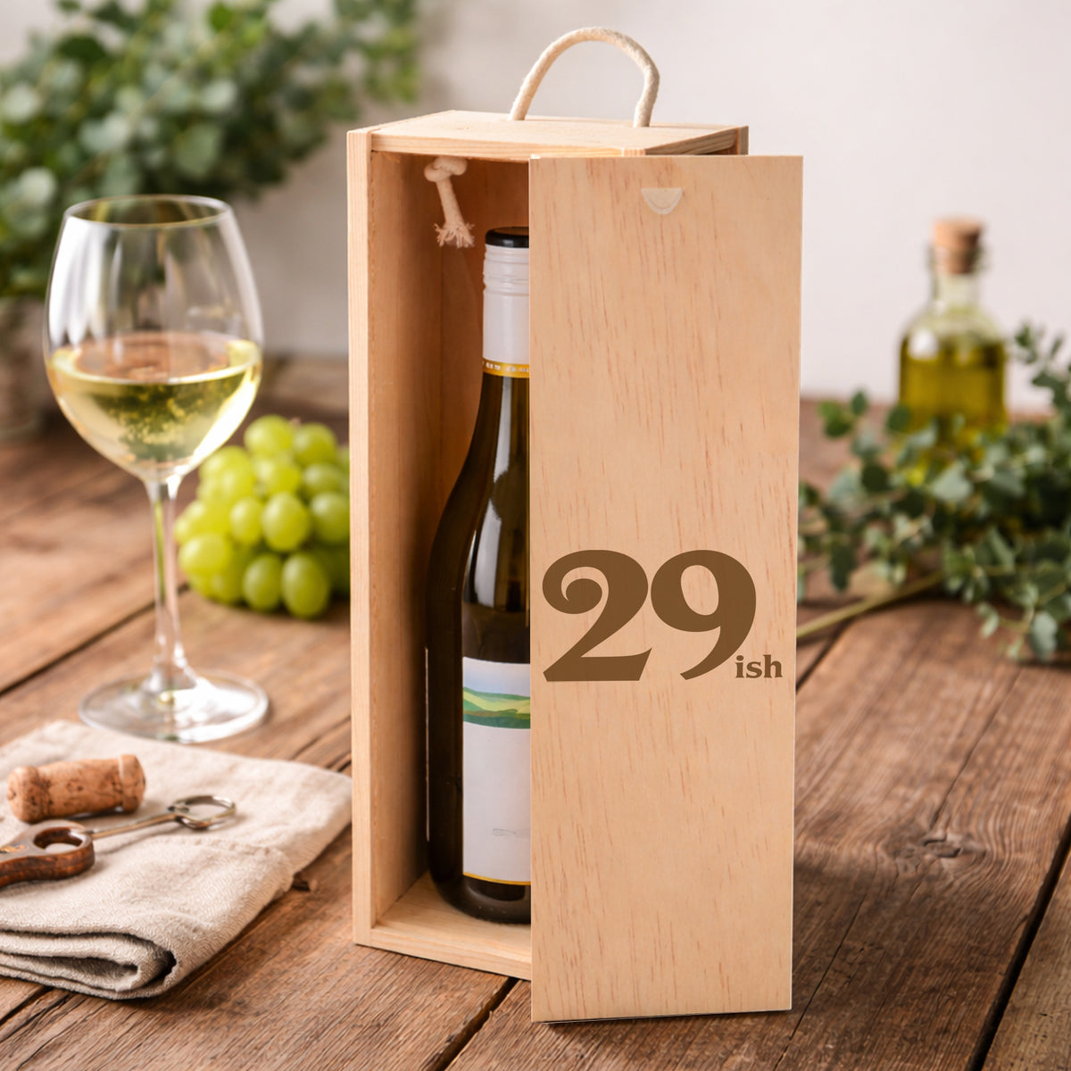 Wooden Bottle Box