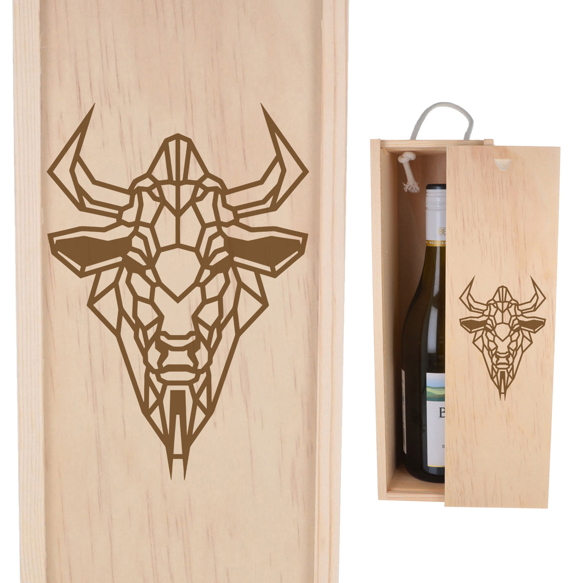 Wooden Bottle Box