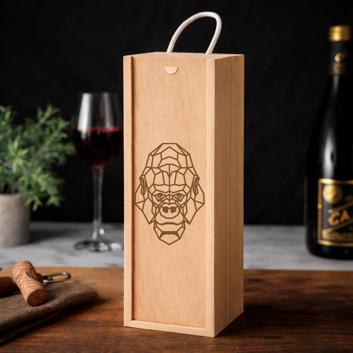 Wooden Bottle Box