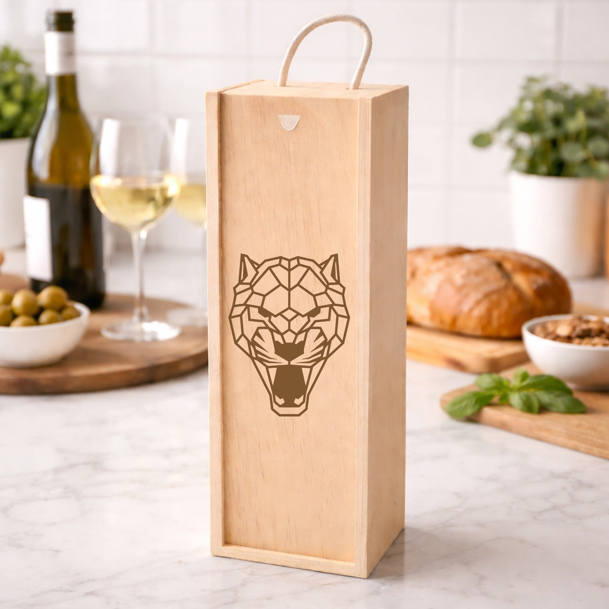 Wooden Bottle Box
