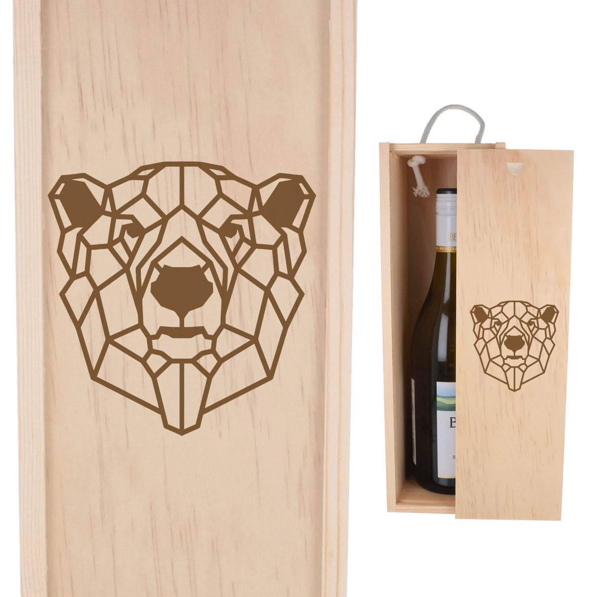 Wooden Bottle Box
