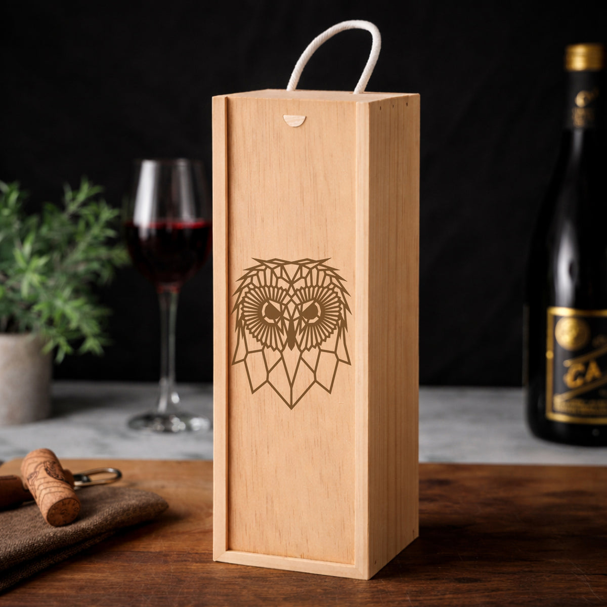 Wooden Bottle Box