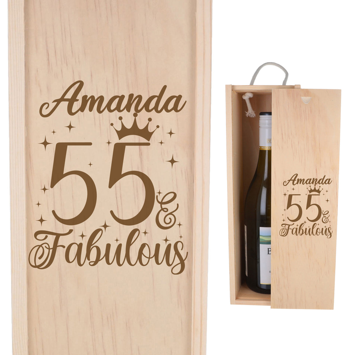Wooden Bottle Box