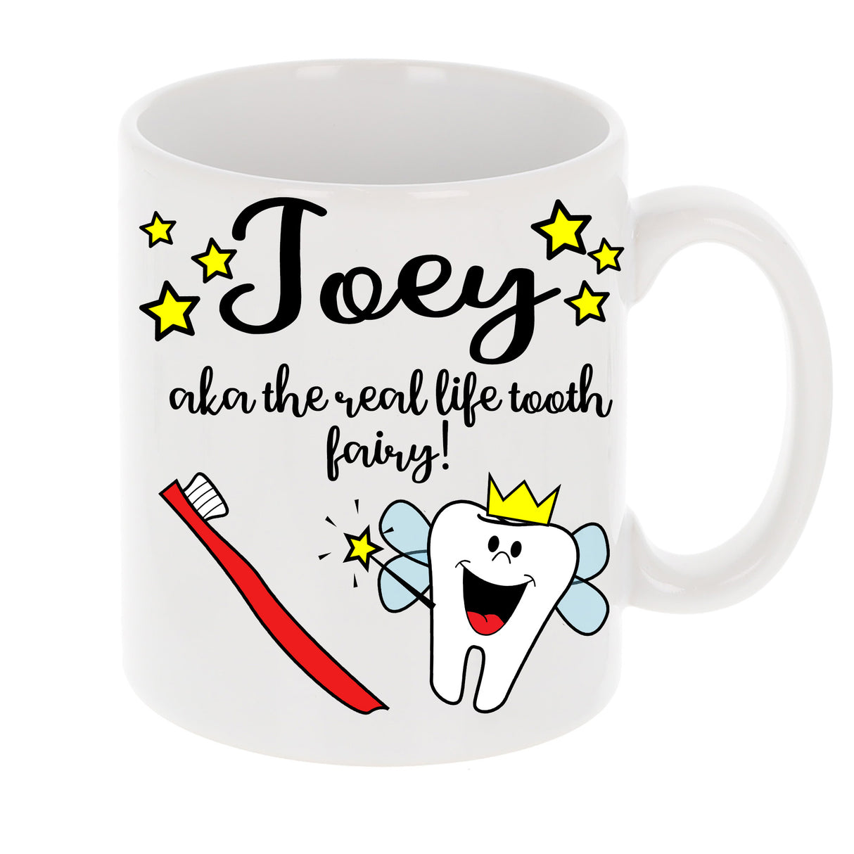 Personalised Dentist AKA The Real Life Tooth Fairy Mug and/or Coaster Gift - Always Looking Good -
