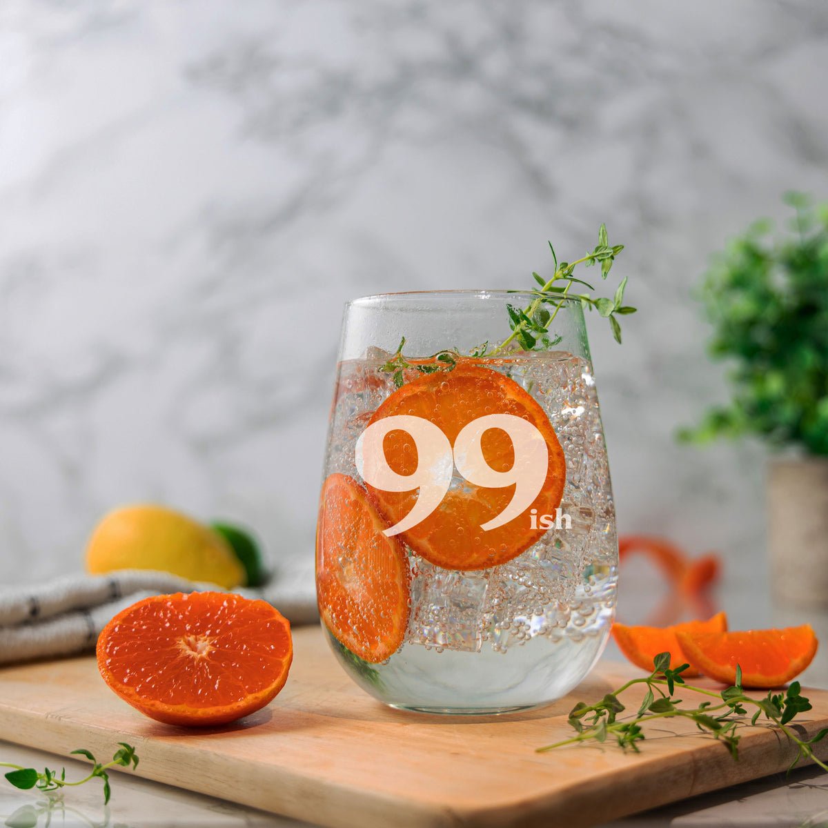 Stemless Gin Glass