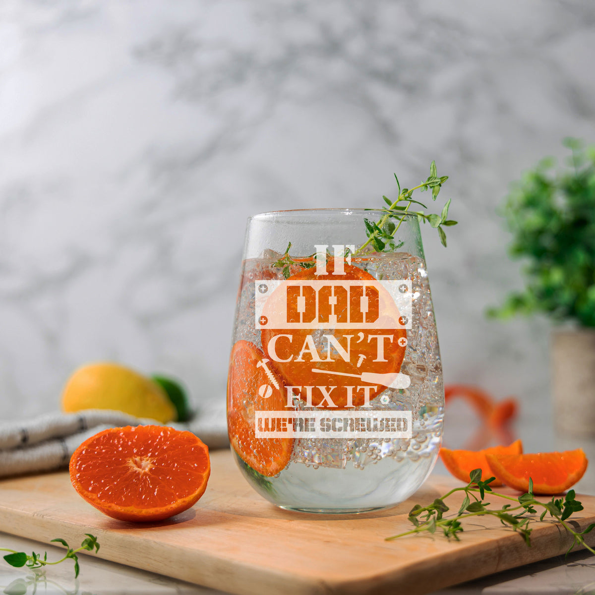 Stemless Gin Glass