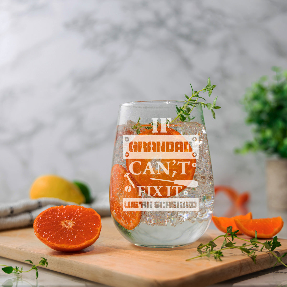 Stemless Gin Glass