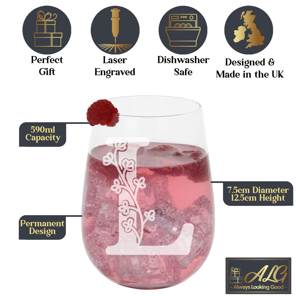 Stemless Gin Glass