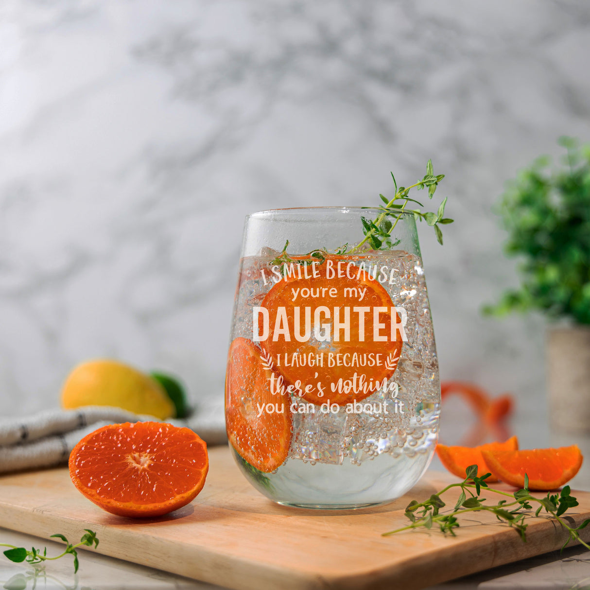 Stemless Gin Glass