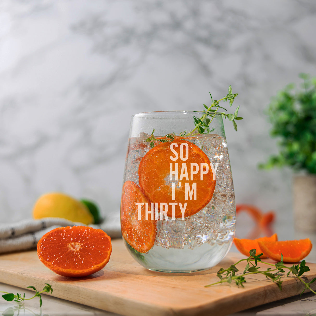 Stemless Gin Glass