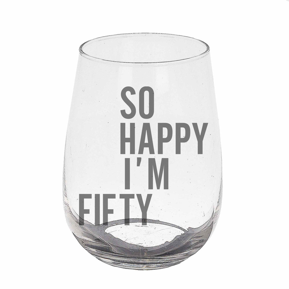 Stemless Gin Glass