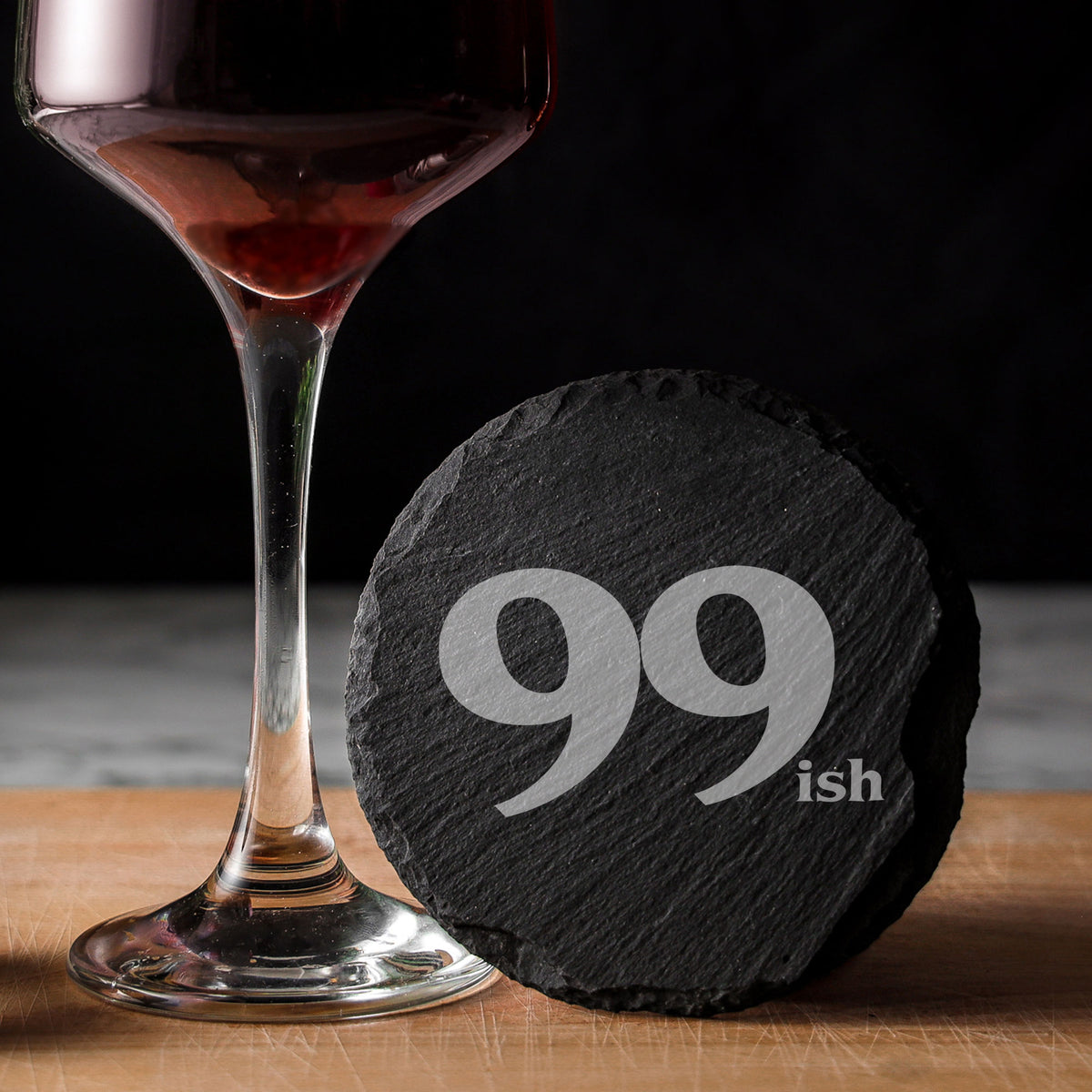 Round Slate Coaster