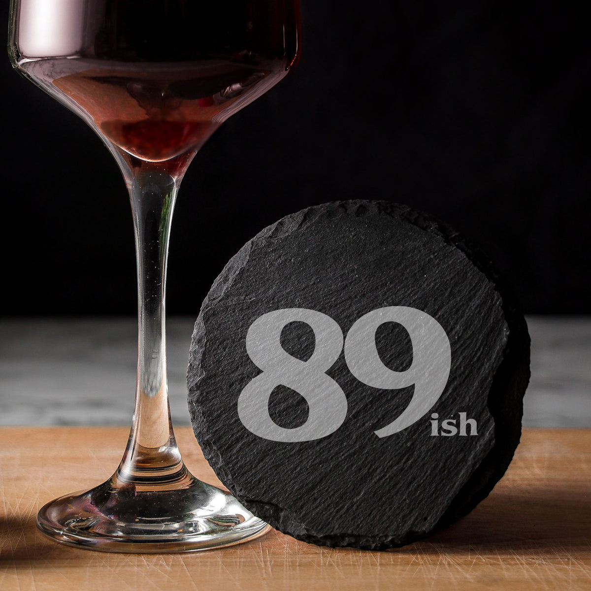 Round Slate Coaster