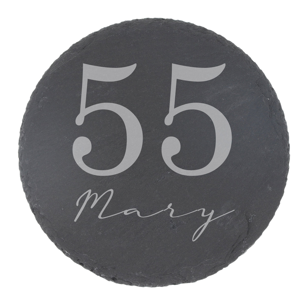 Round Slate Coaster