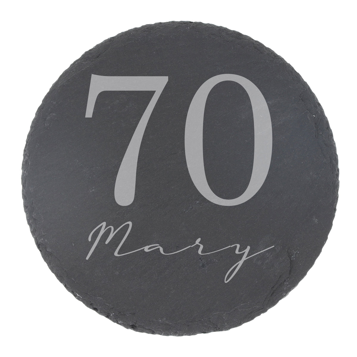 Round Slate Coaster