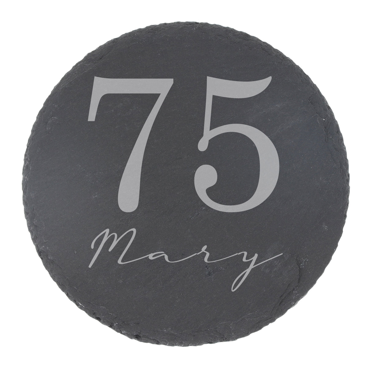 Round Slate Coaster