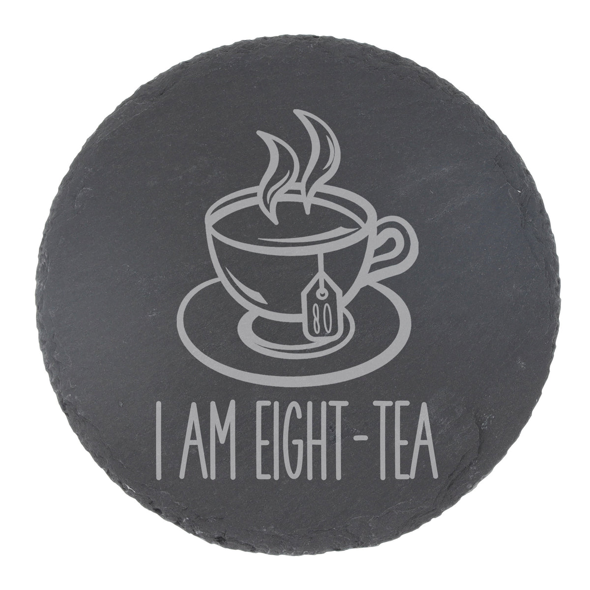 Round Slate Coaster