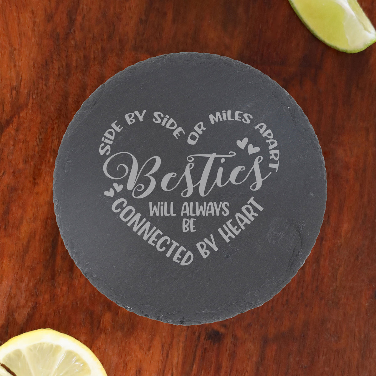 Round Slate Coaster