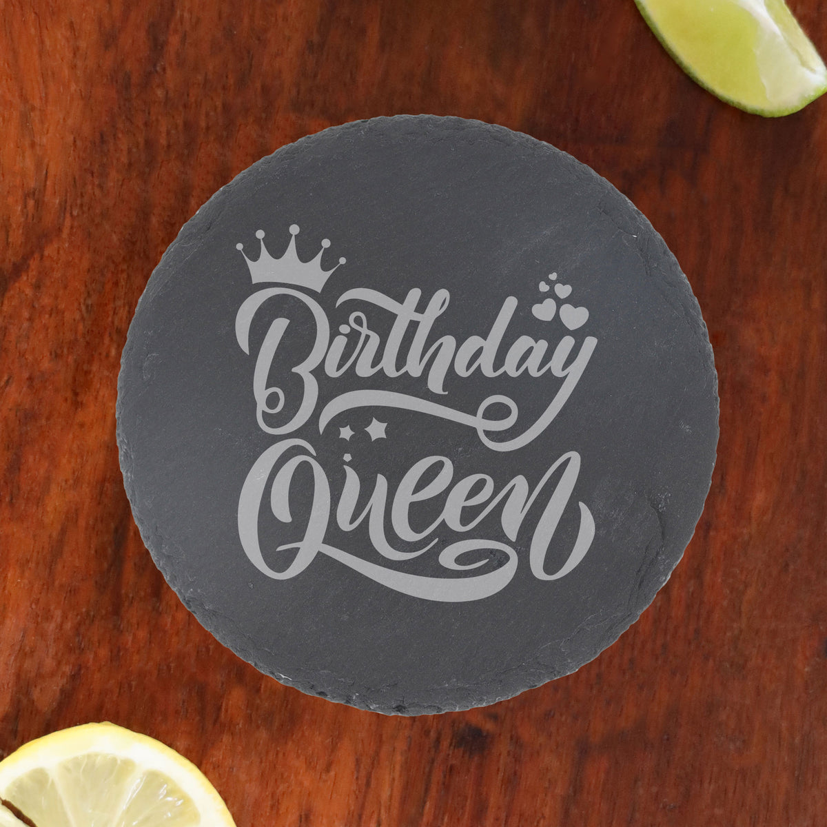 Round Slate Coaster