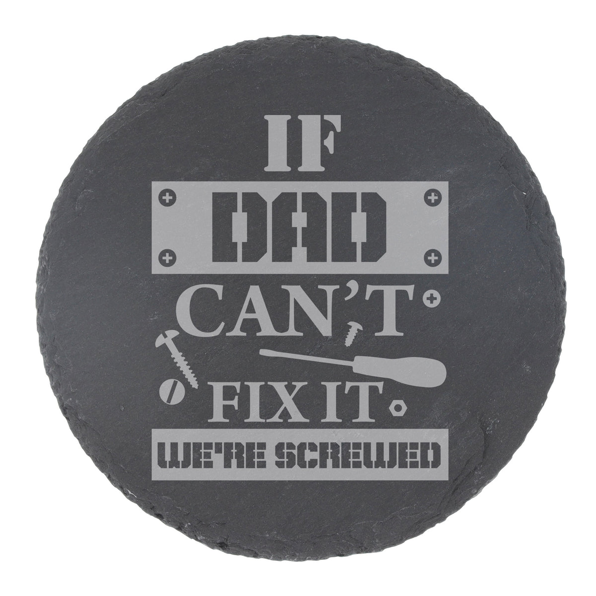 Round Slate Coaster