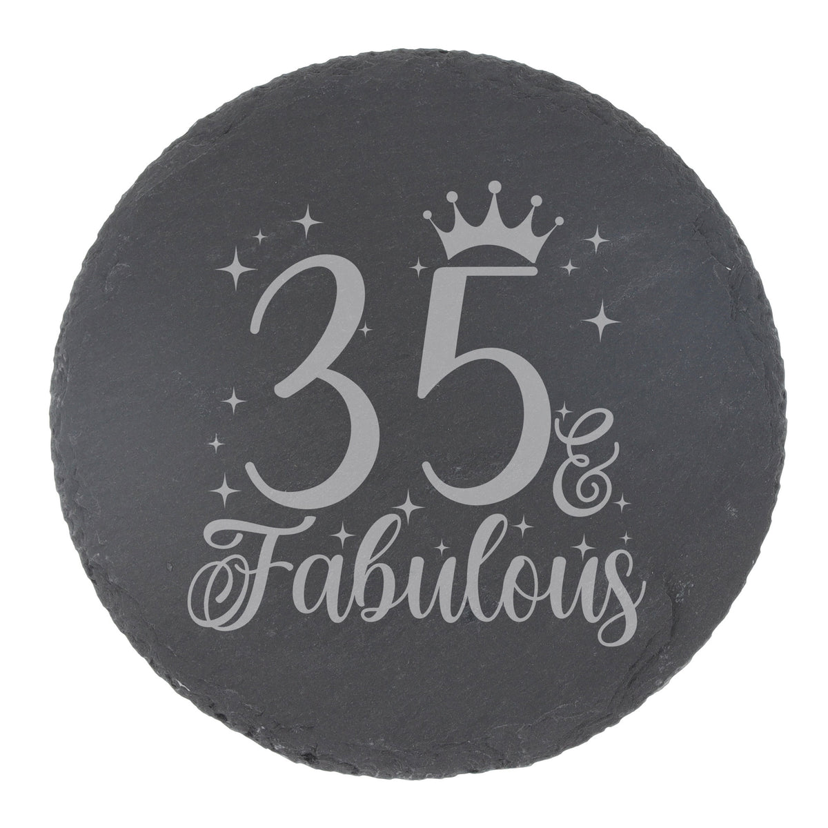 Round Slate Coaster