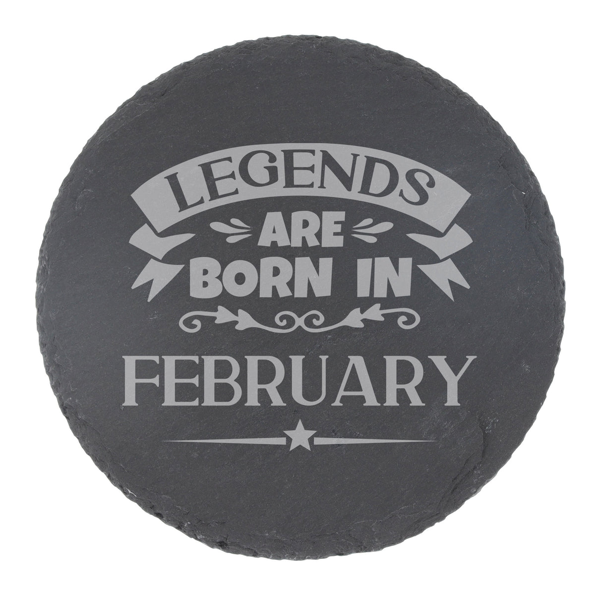 Round Slate Coaster
