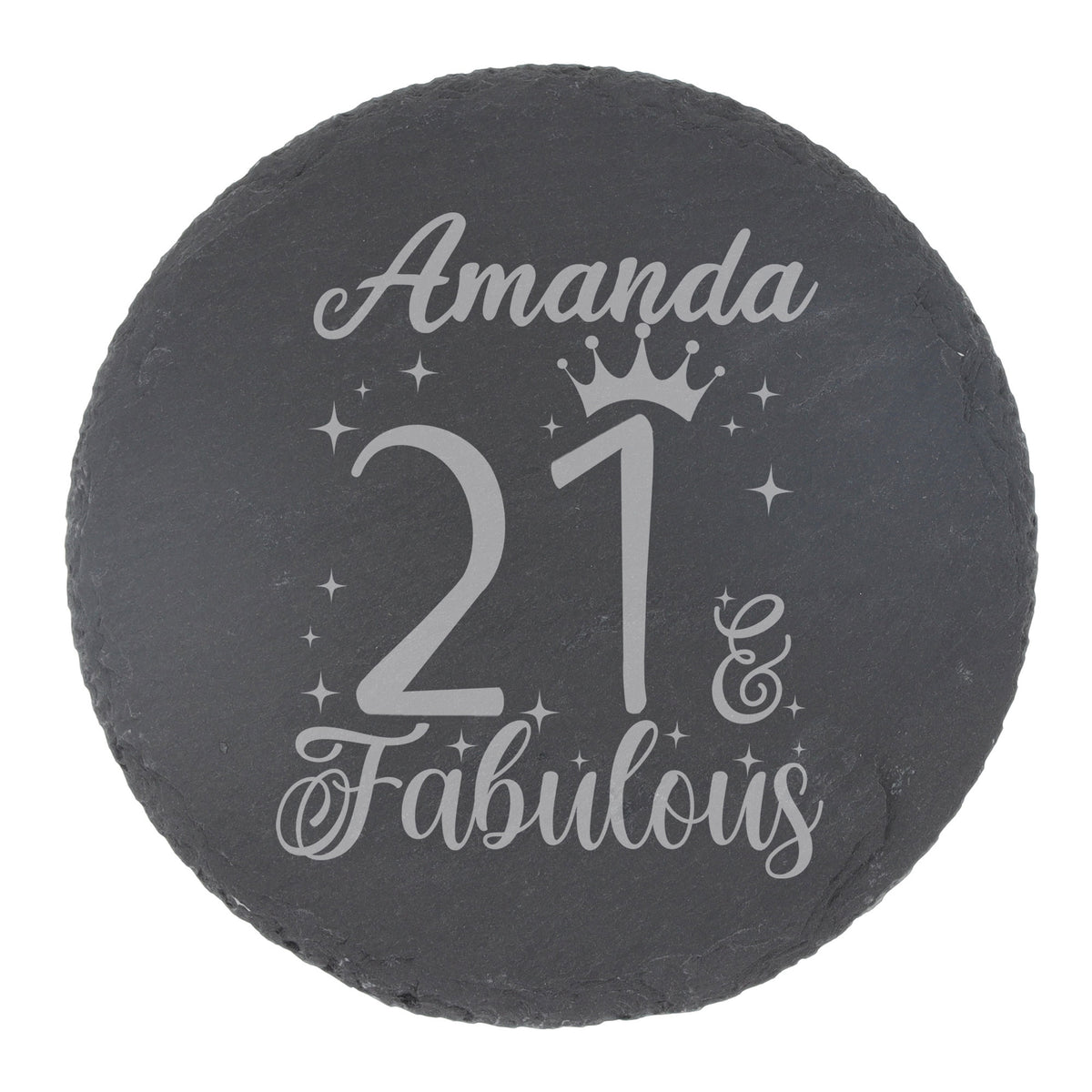 Round Slate Coaster