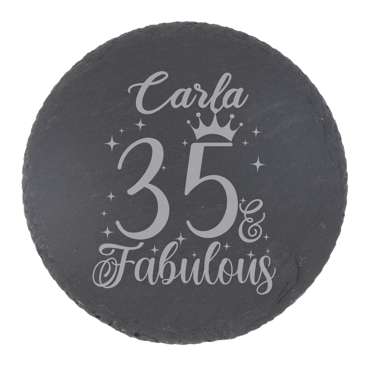 Round Slate Coaster