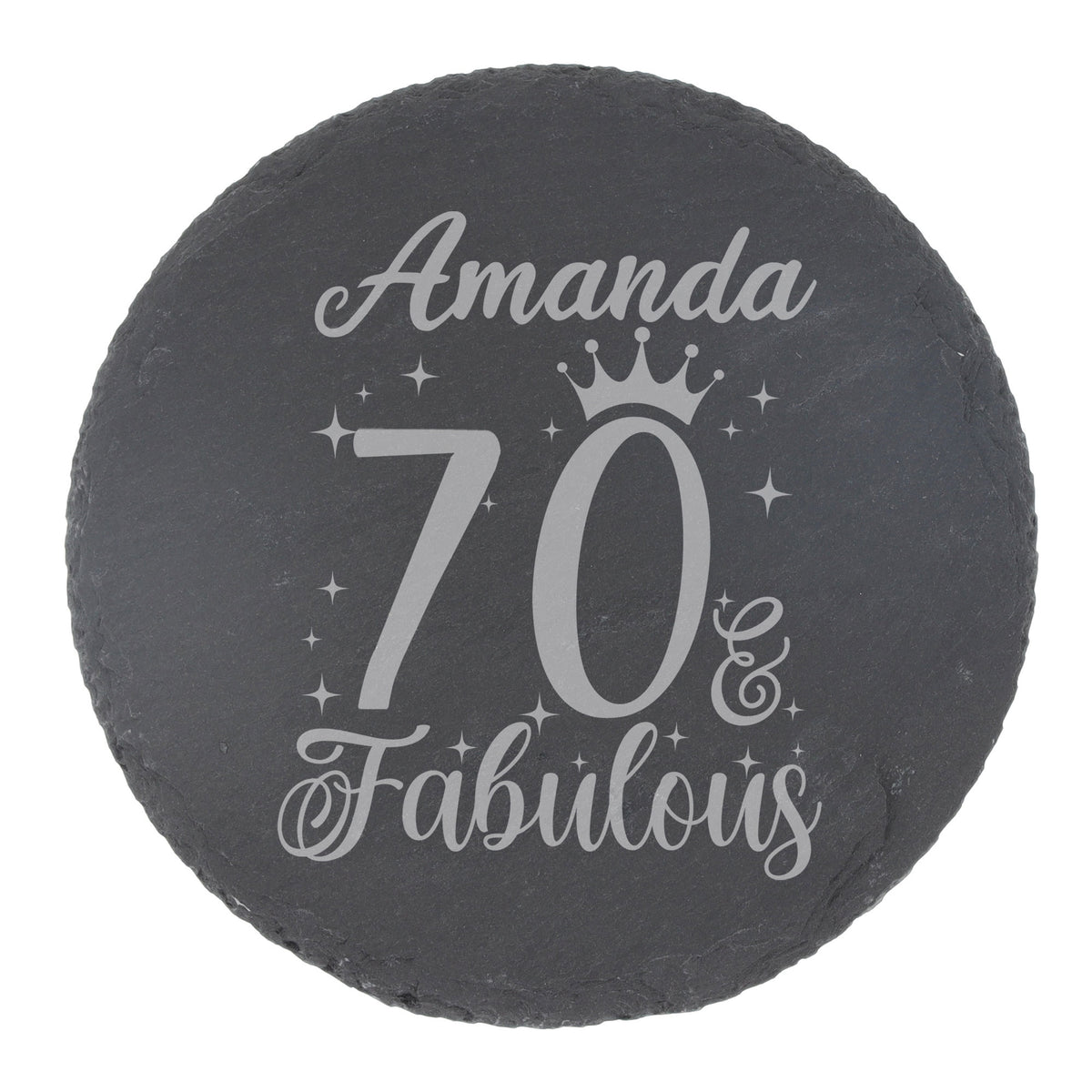 Round Slate Coaster